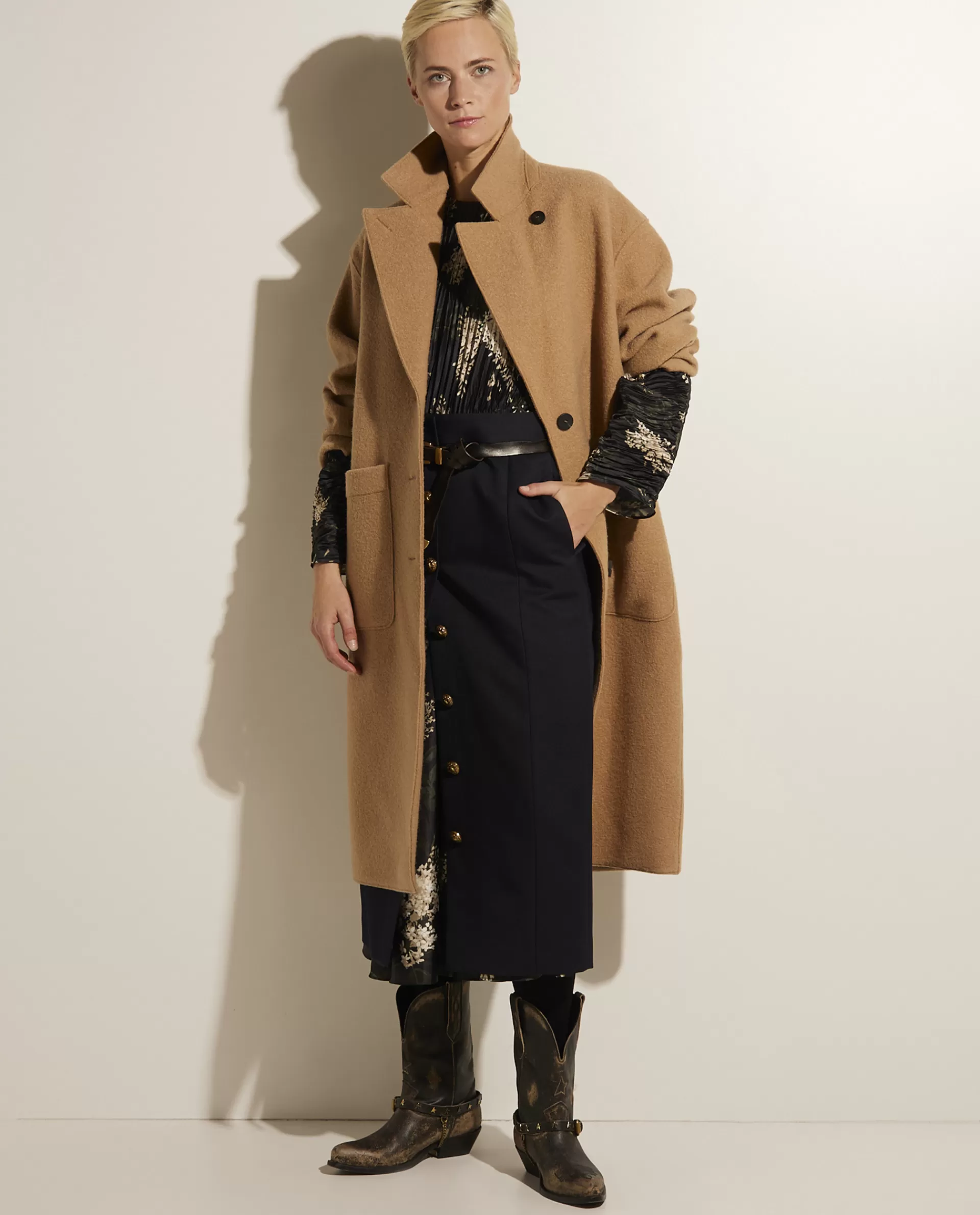 Clearance Wollen Jas Vrouwen Jassen