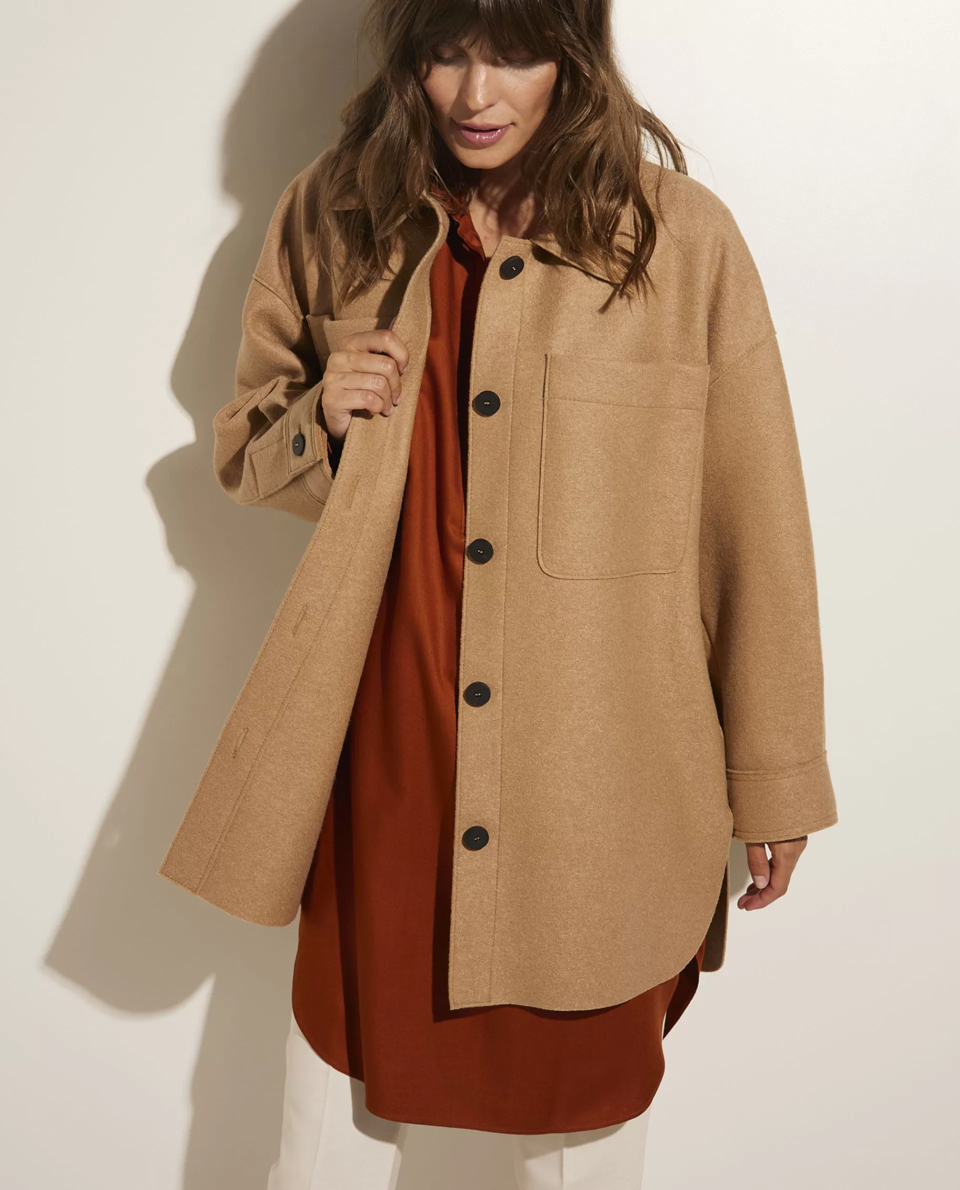 Hot Wollen Jasje Vrouwen Blouses