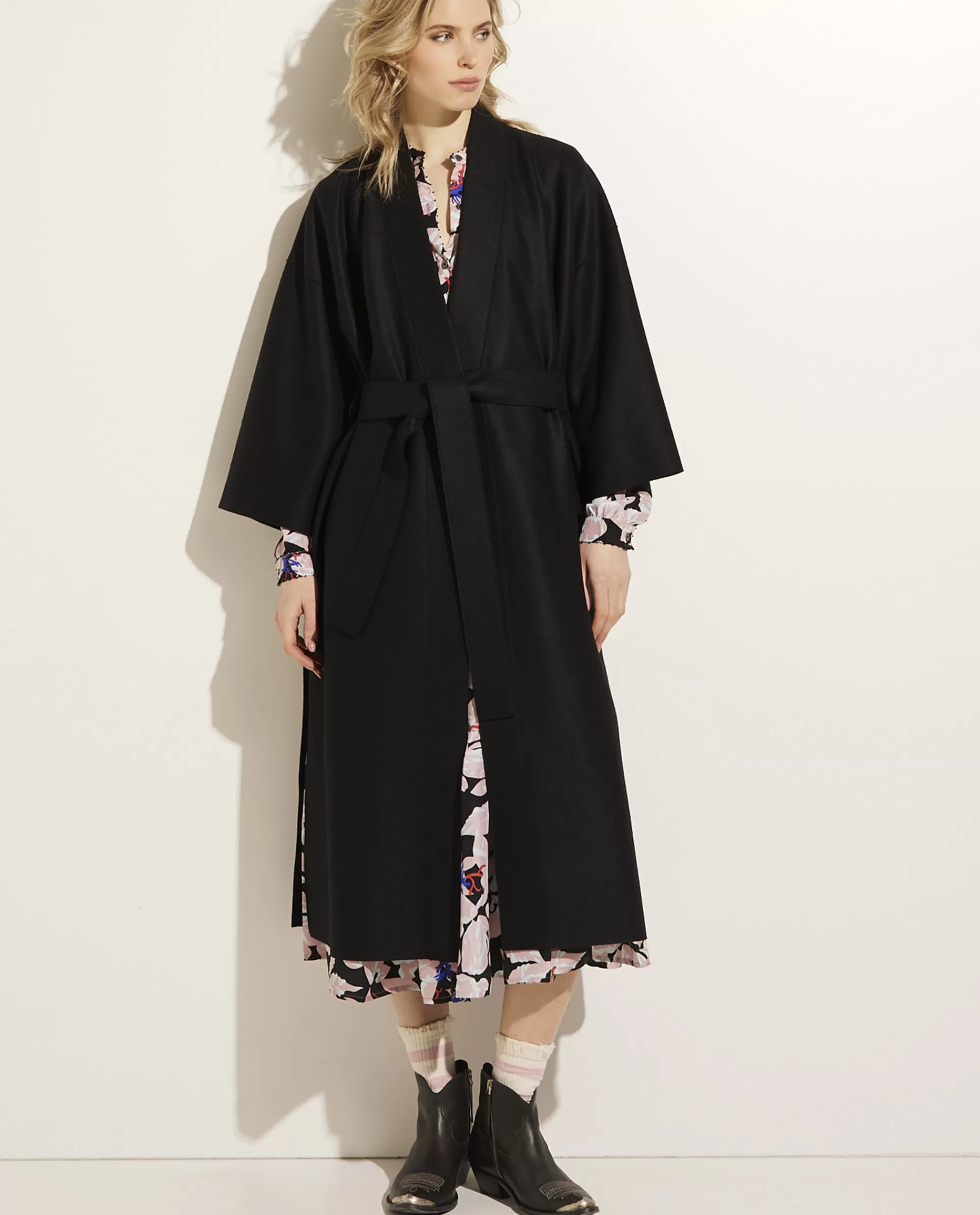 Hot Wollen Kimono Jas Vrouwen Jassen