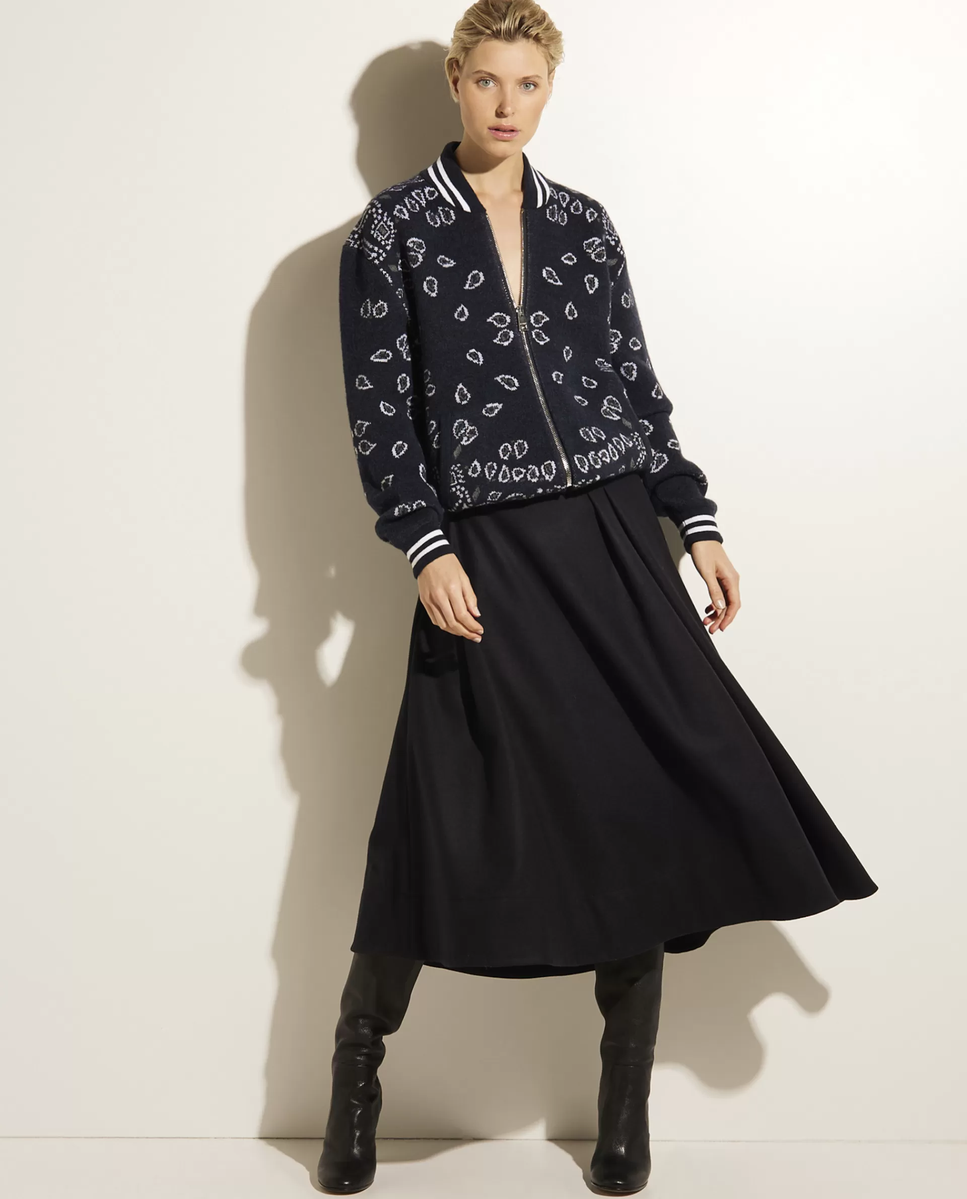 Cheap Wollen Midi Rok Vrouwen Rokken