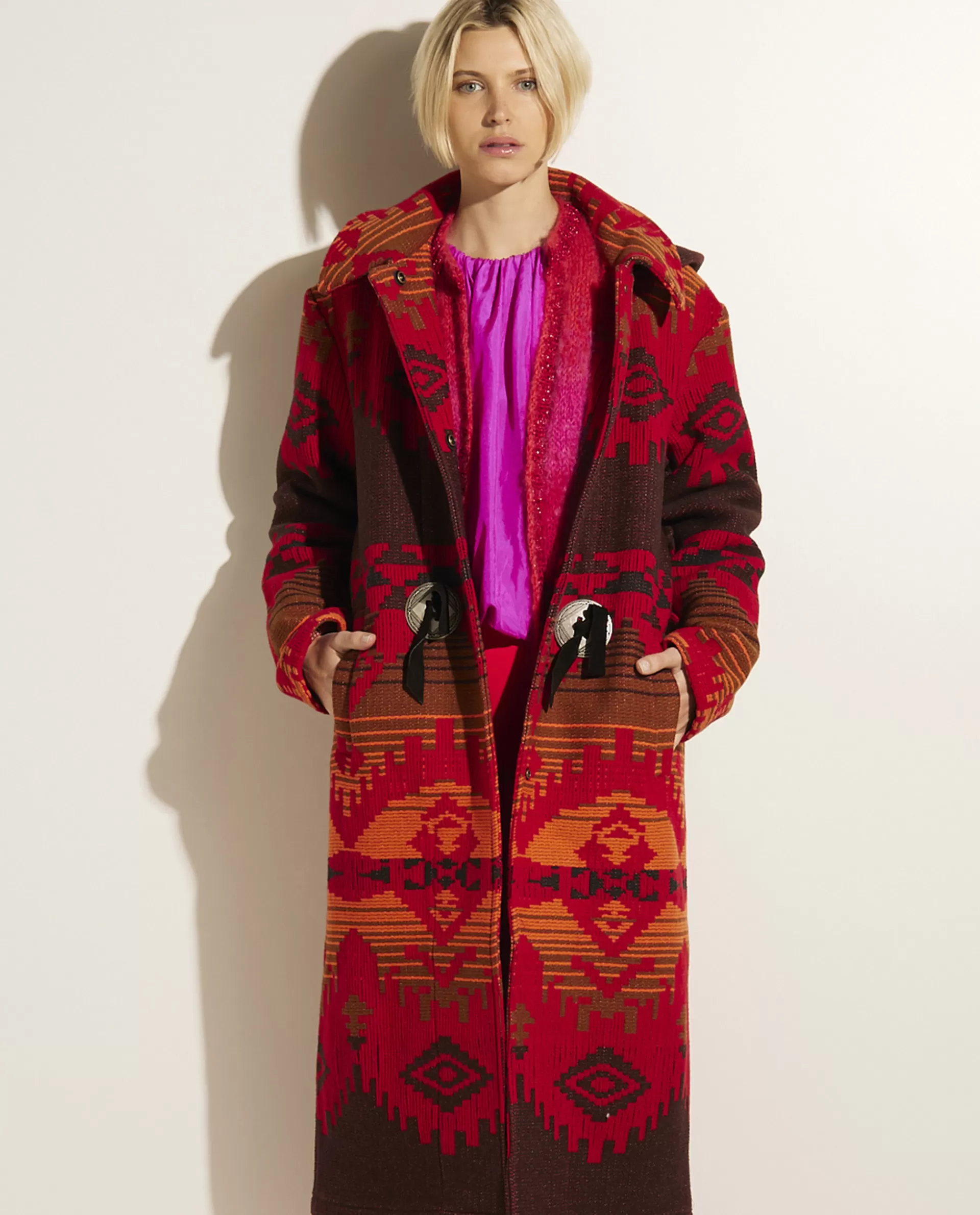 Best Wollen Navajo-Stijl Jas Vrouwen Jassen