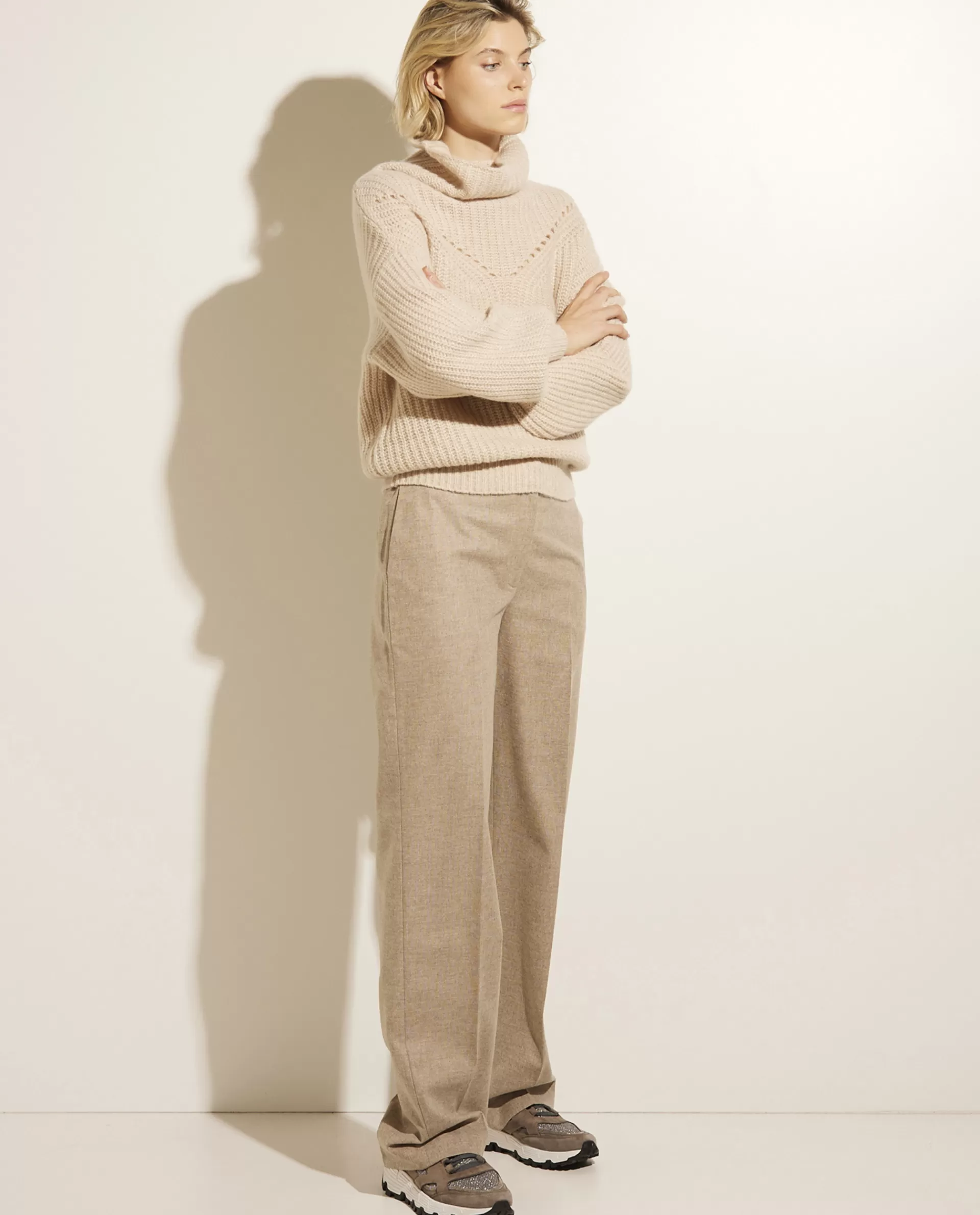 Store Wollen Pantalon Vrouwen Broeken