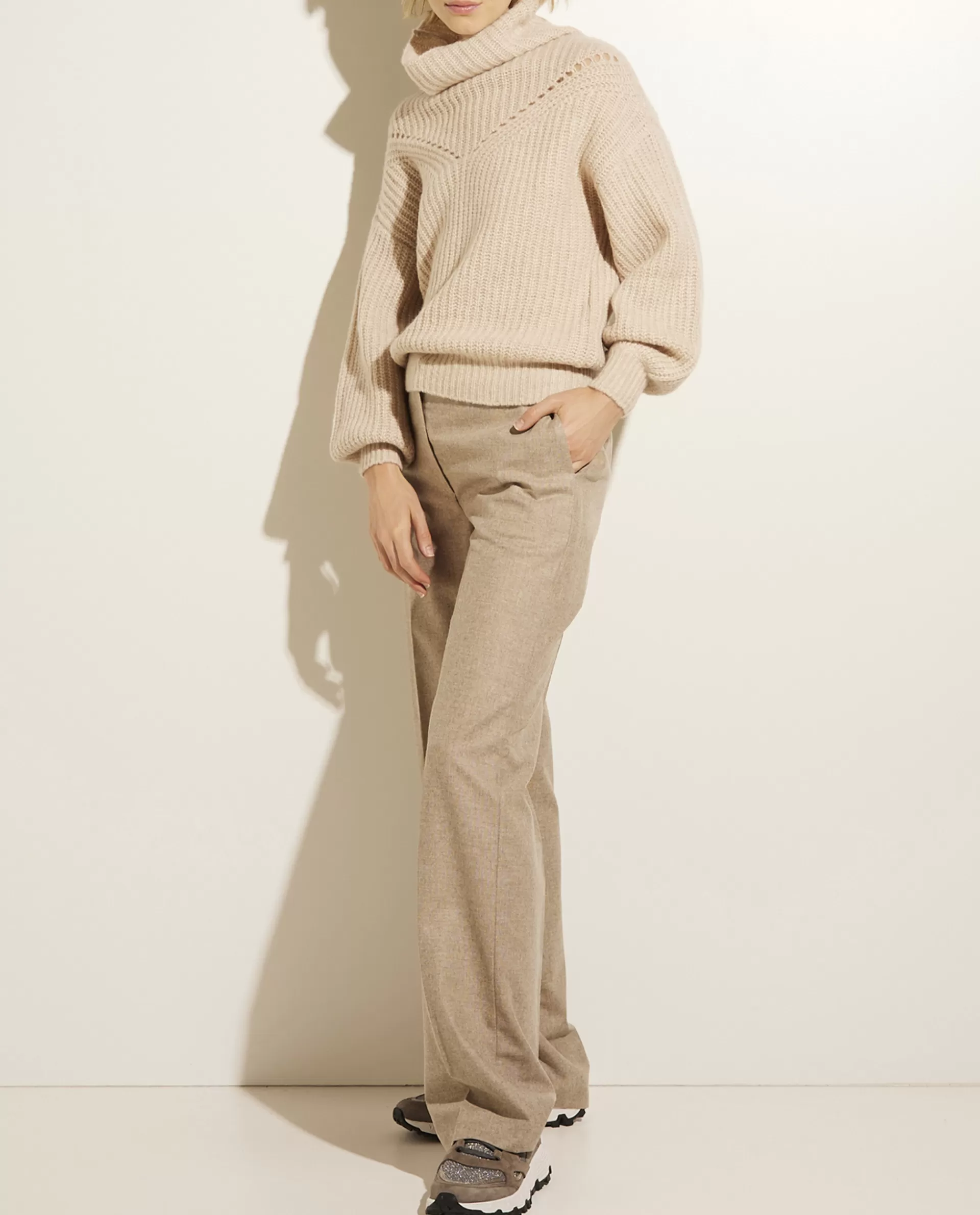 Store Wollen Pantalon Vrouwen Broeken