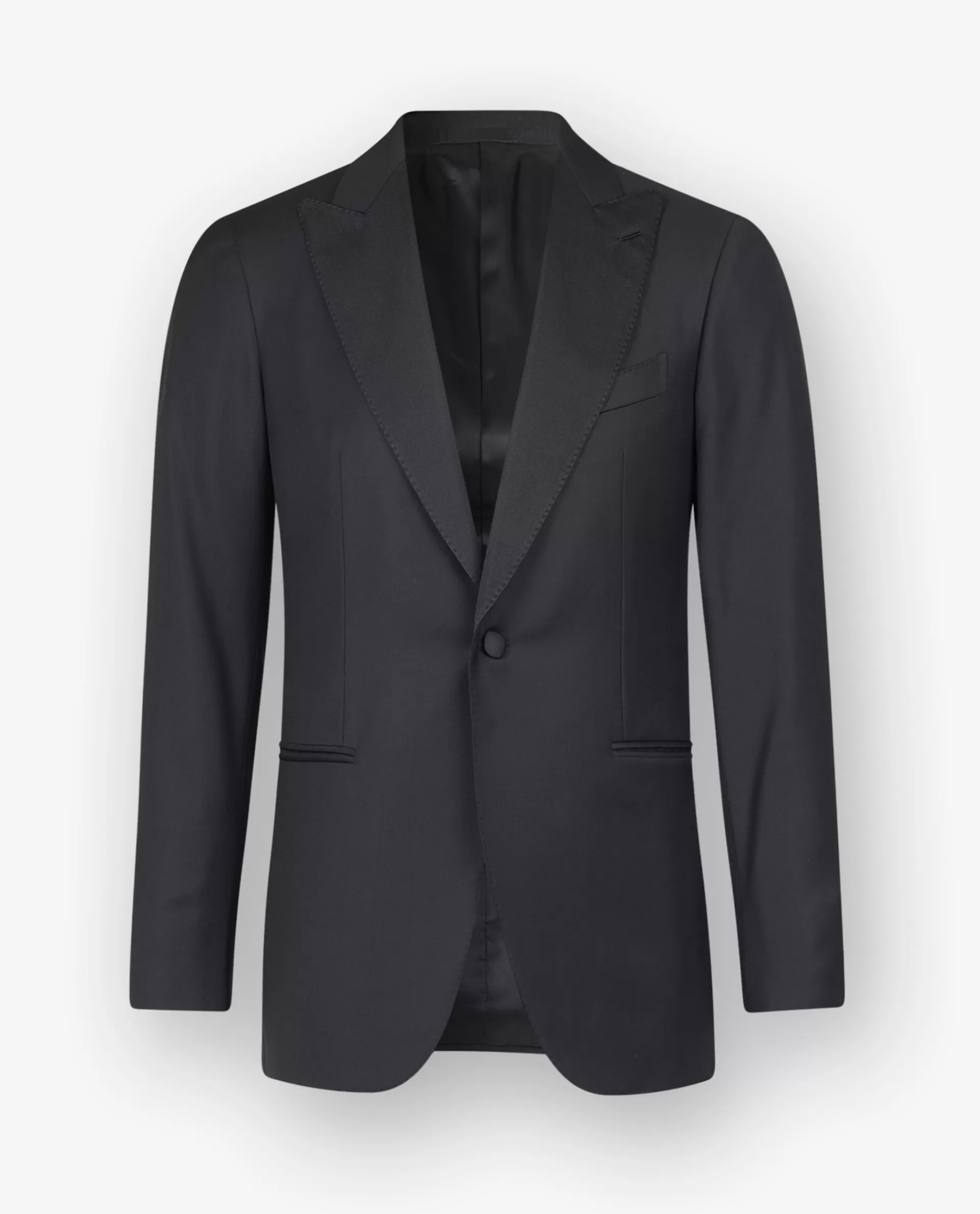 Online Wollen Peak Lapel Smoking Mannen Pakken