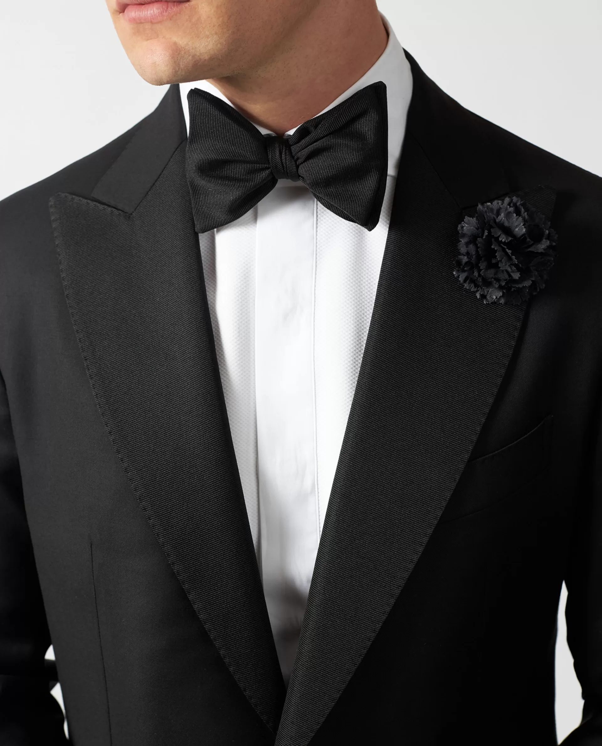 Online Wollen Peak Lapel Smoking Mannen Pakken
