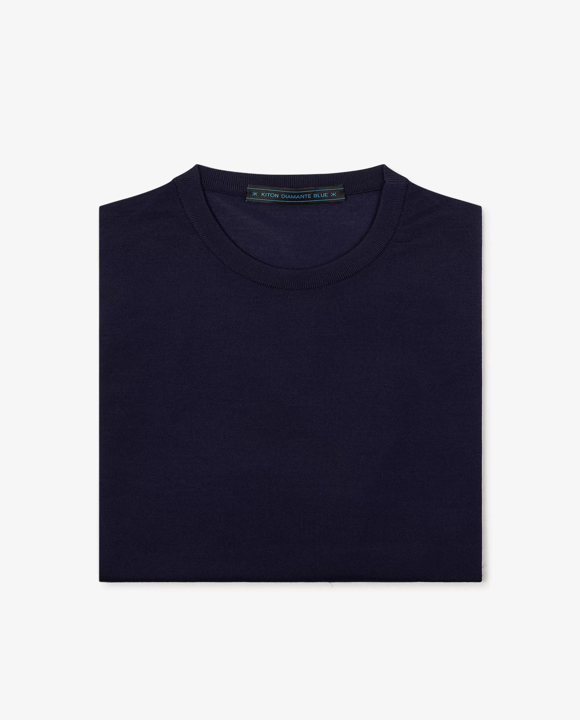 Store Wollen Ronde Hals Trui Mannen Knitwear