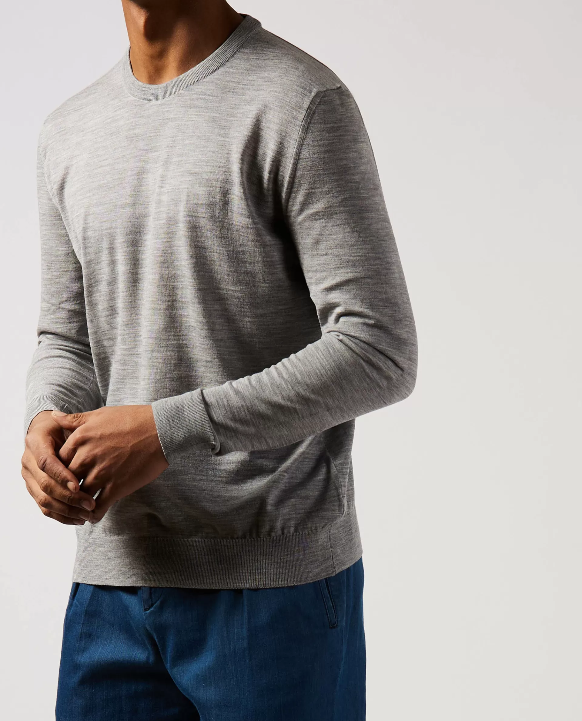 Best Sale Wollen Ronde Hals Trui Mannen Knitwear