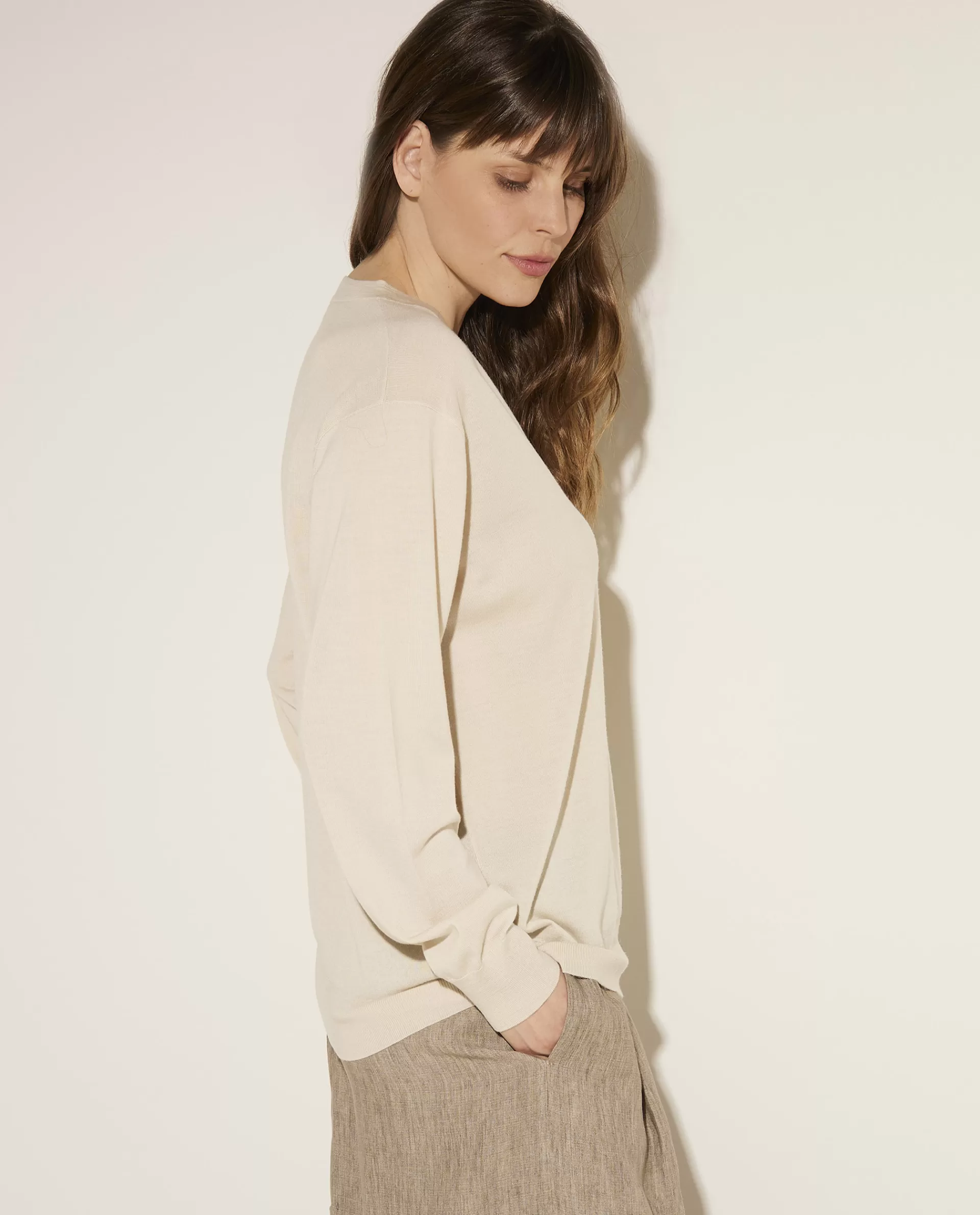Clearance Wollen V-Hals Trui Vrouwen Knitwear