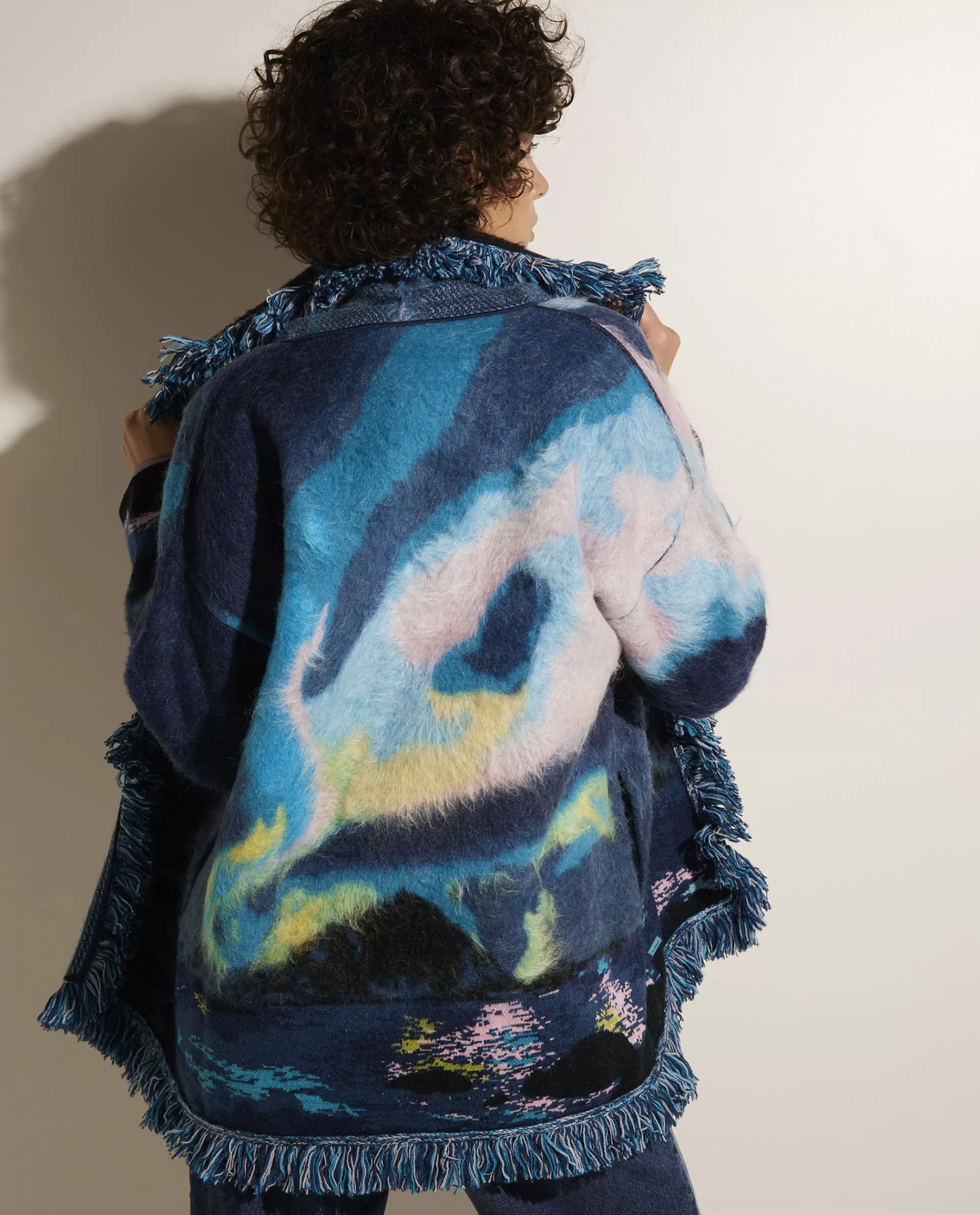 Fashion Wol-Mix Aurora Vest Vrouwen Knitwear