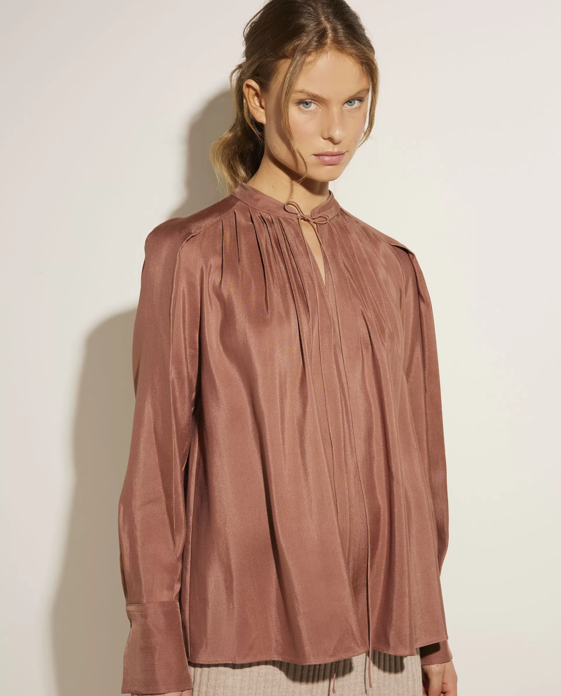 Shop Wol-Zijden Blouse Vrouwen Blouses