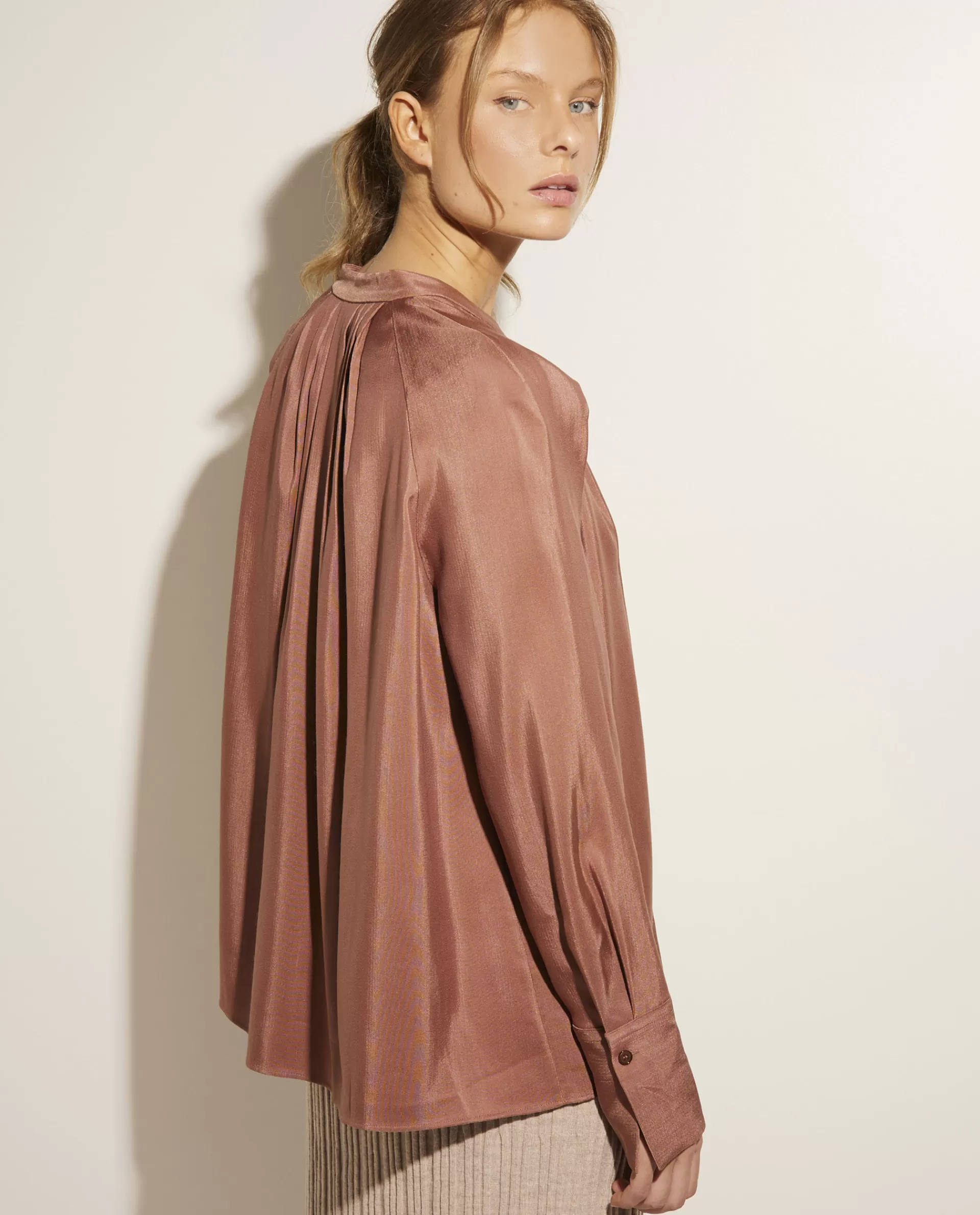 Shop Wol-Zijden Blouse Vrouwen Blouses