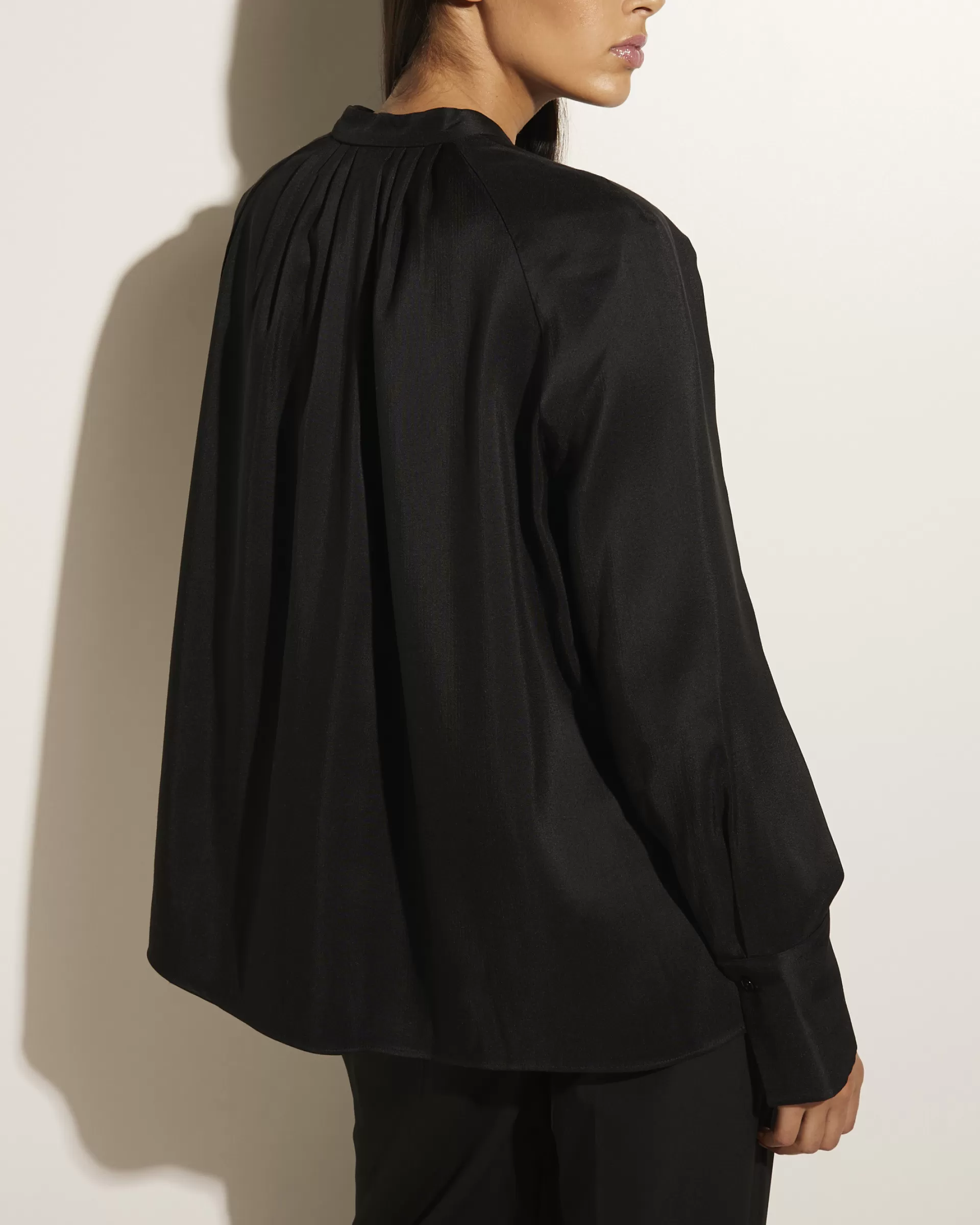 Online Wol-Zijden Blouse Vrouwen Blouses