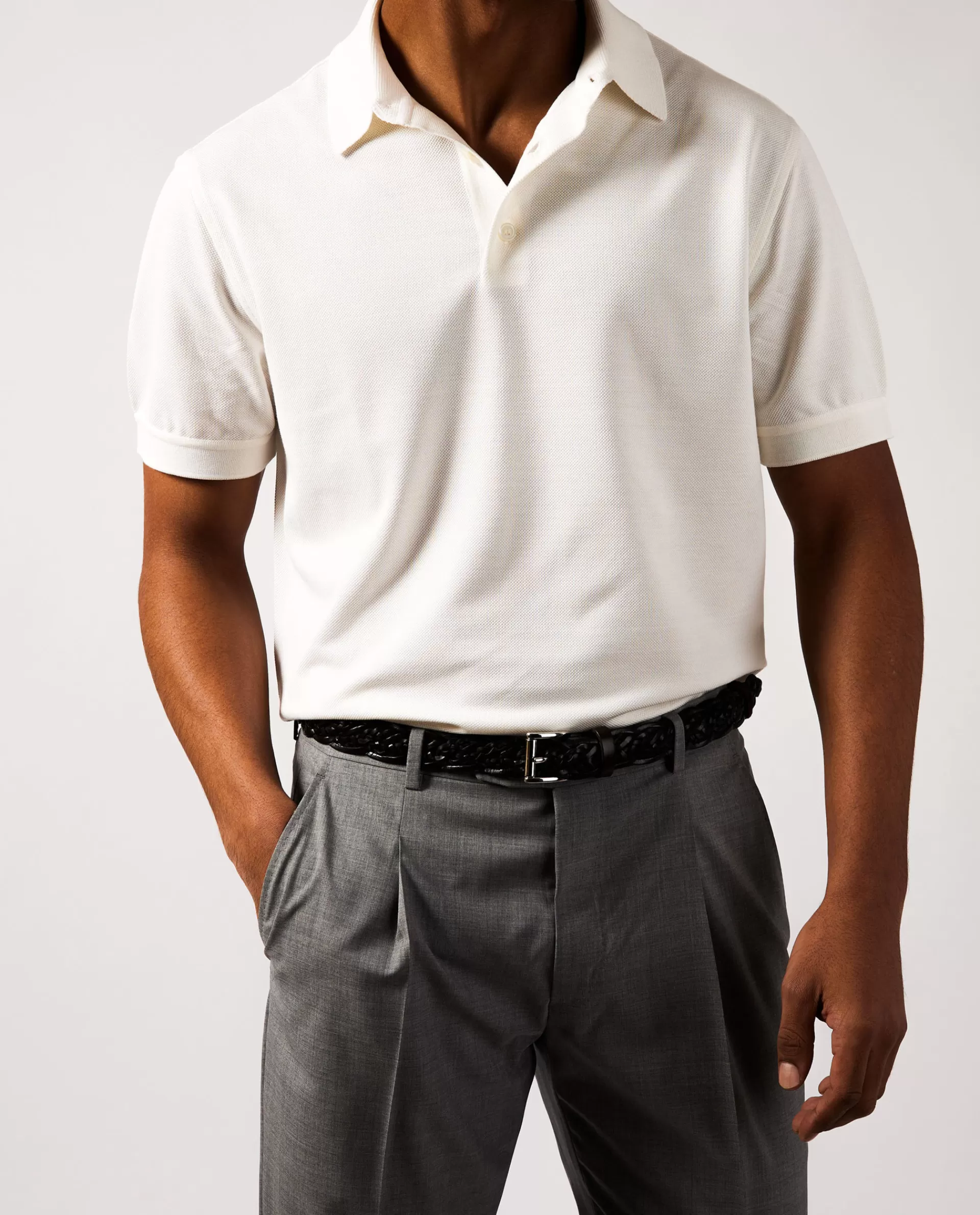 Discount Zijde Katoenen Polo Mannen Polo