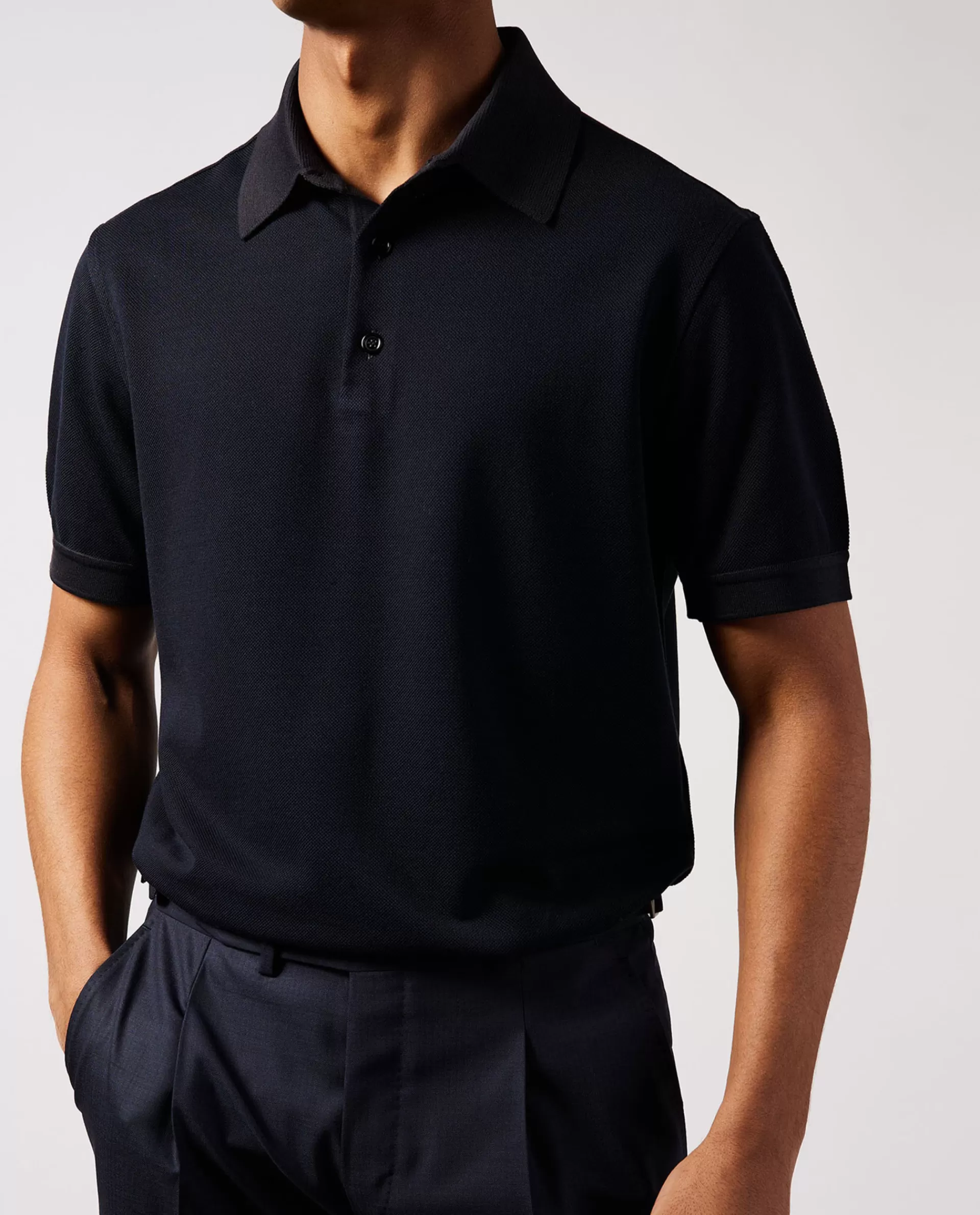 Cheap Zijde Katoenen Polo Mannen Polo