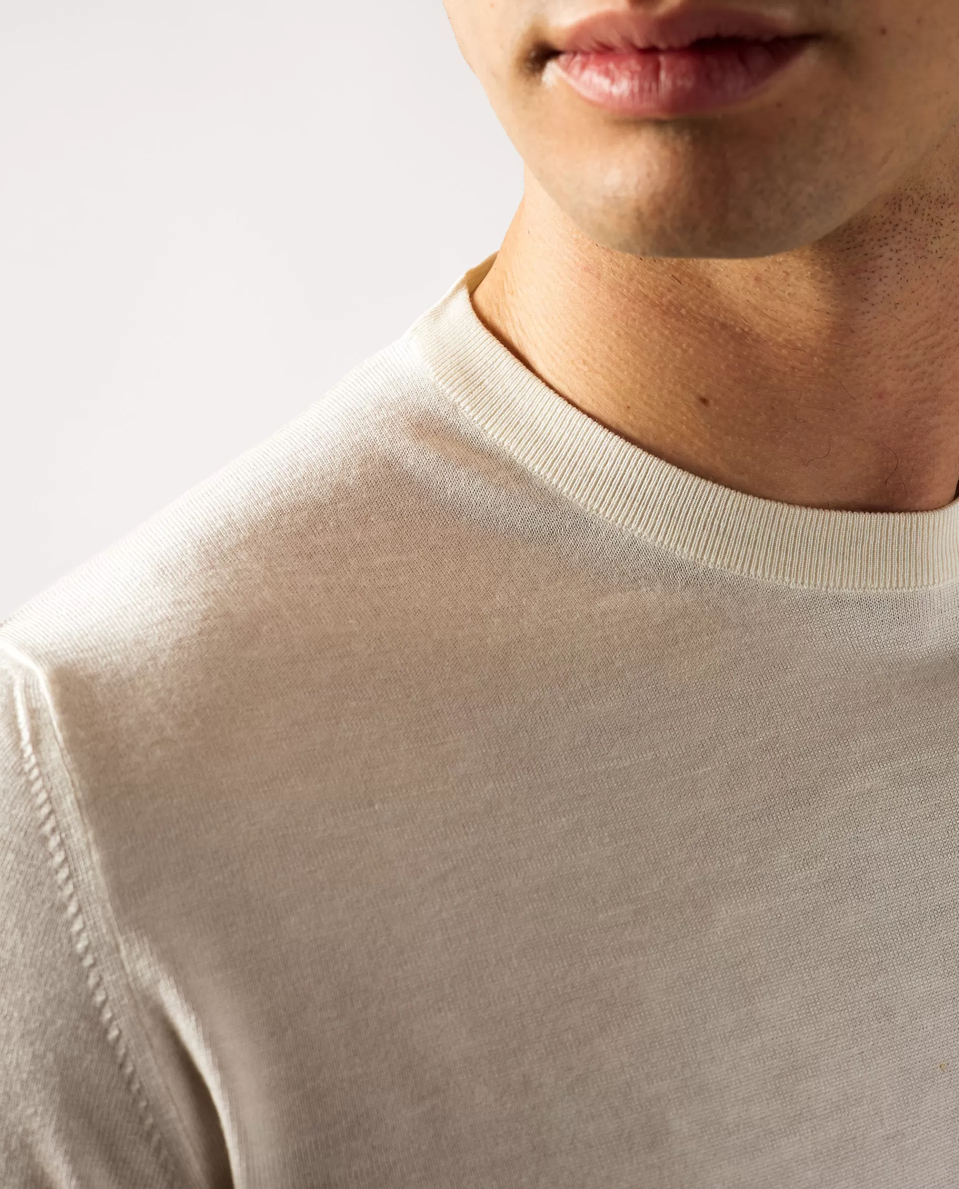 Best Zijde Mix Trui Mannen Knitwear