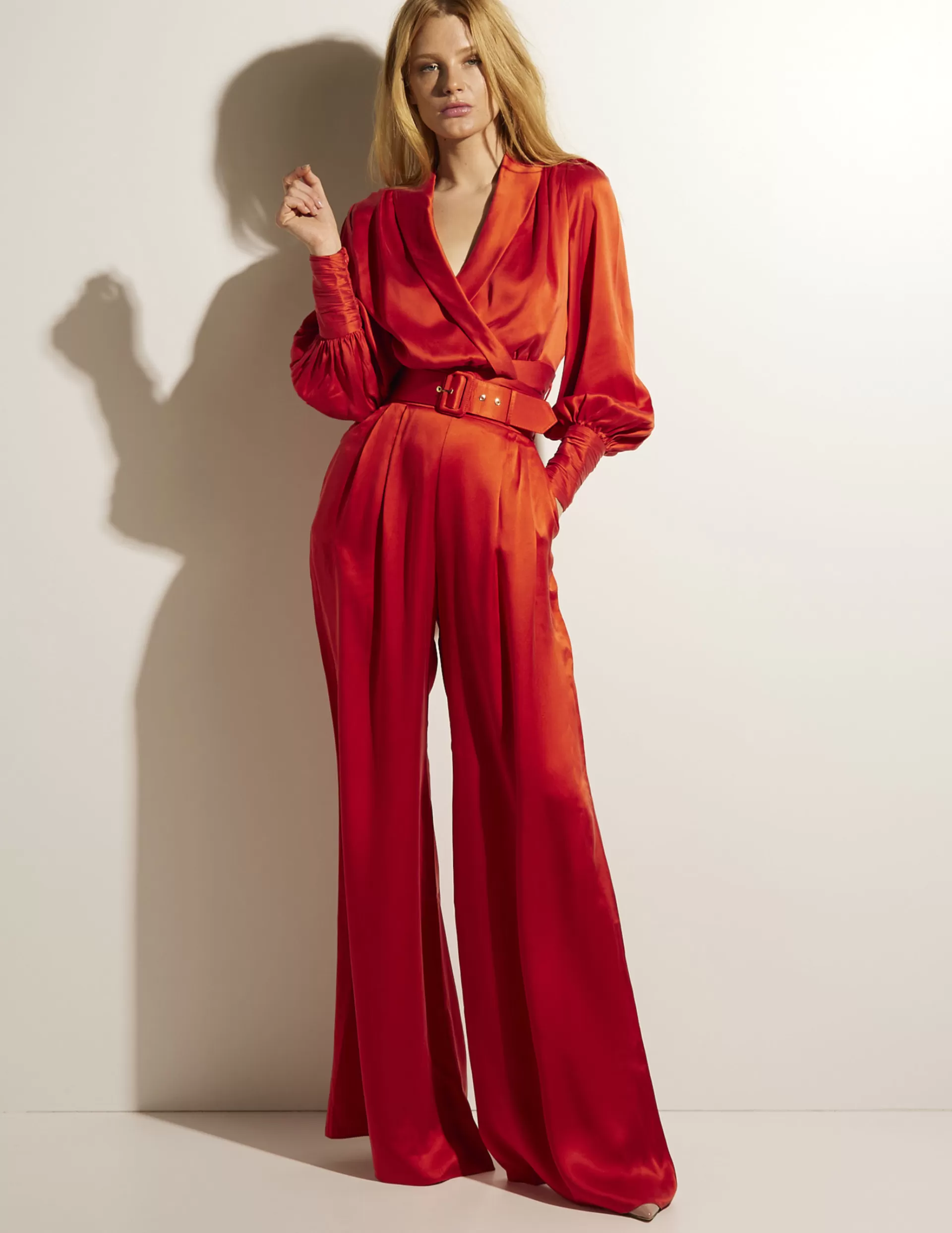 Discount Zijde Wijde Broek Vrouwen Broeken