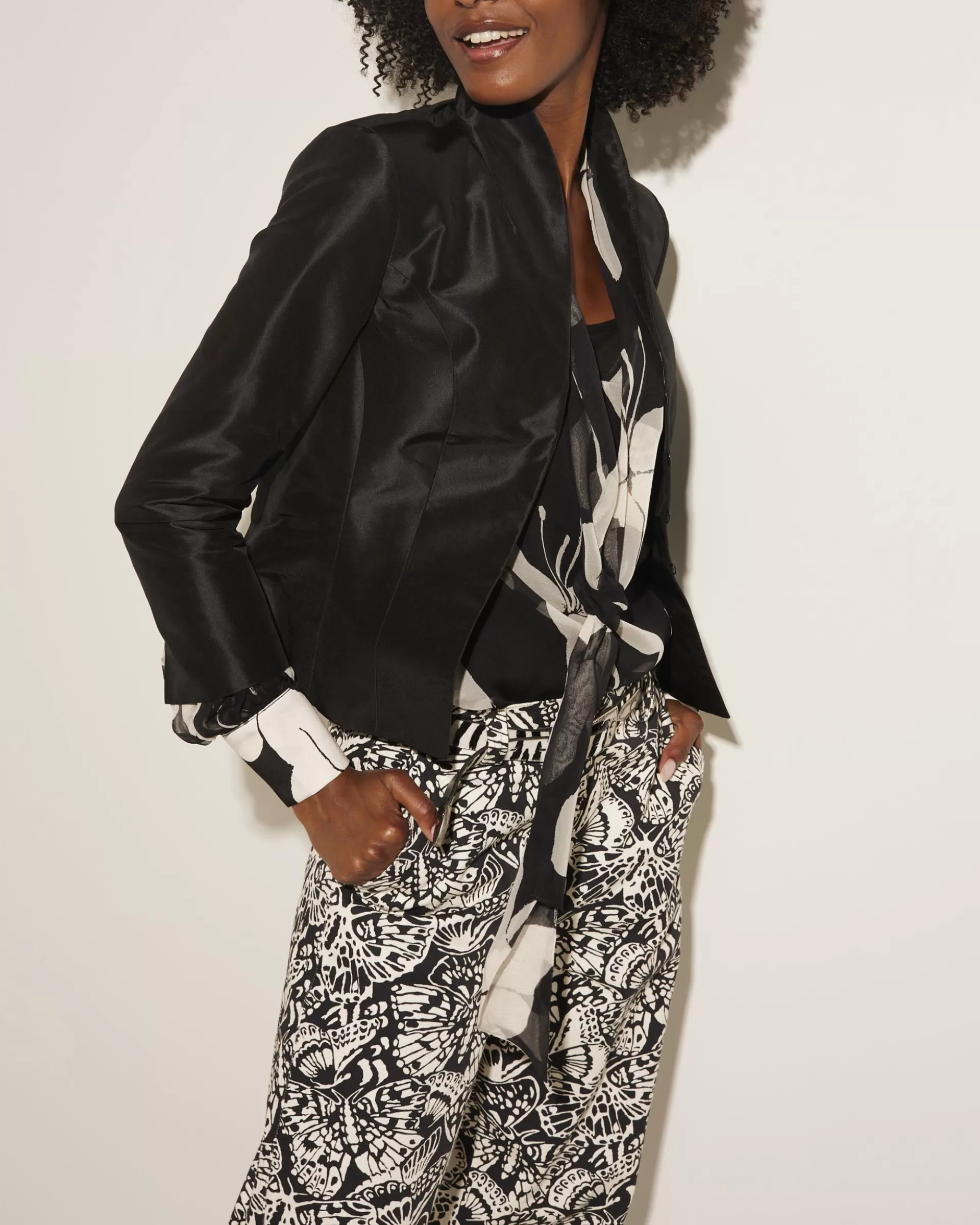 Fashion Zijden Blazer Vrouwen Blazers