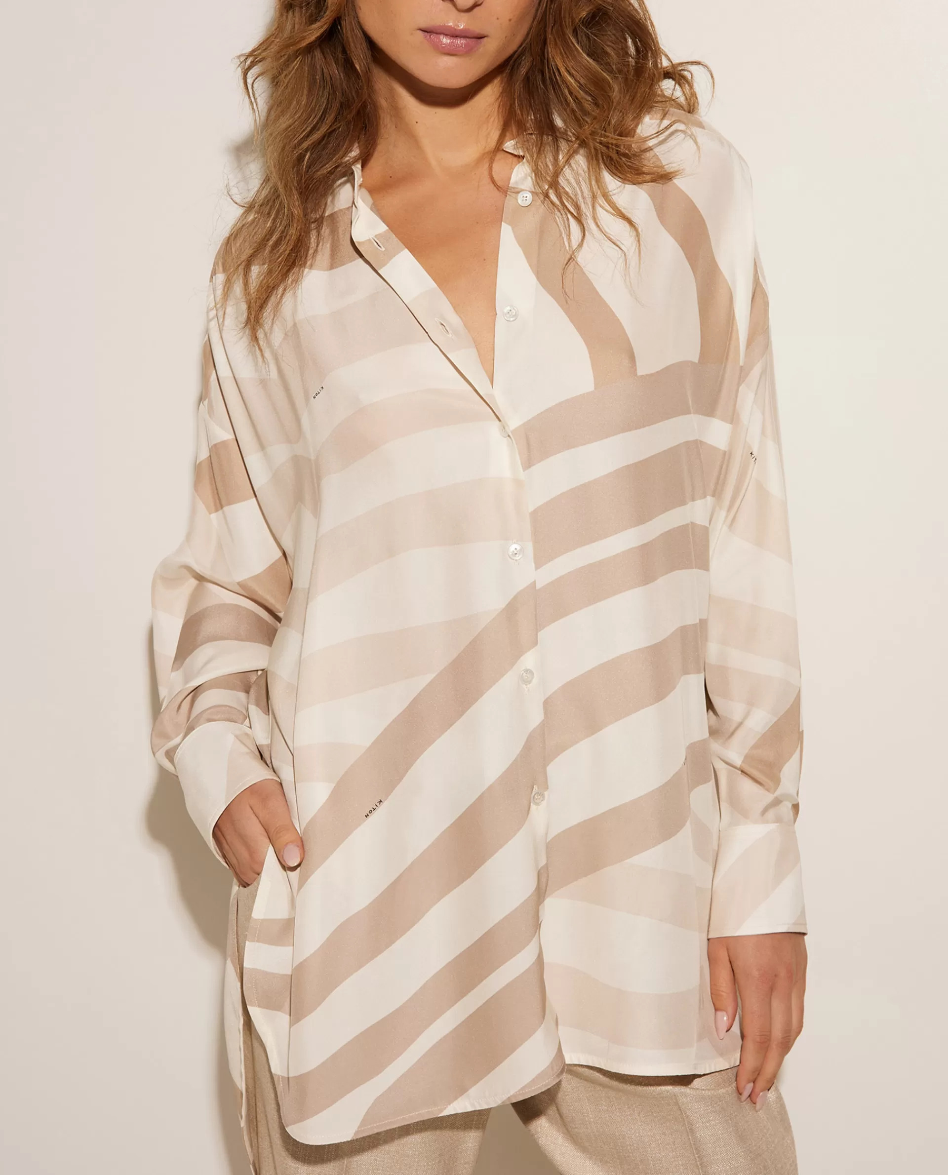 Online Zijden Blouse Vrouwen Blouses