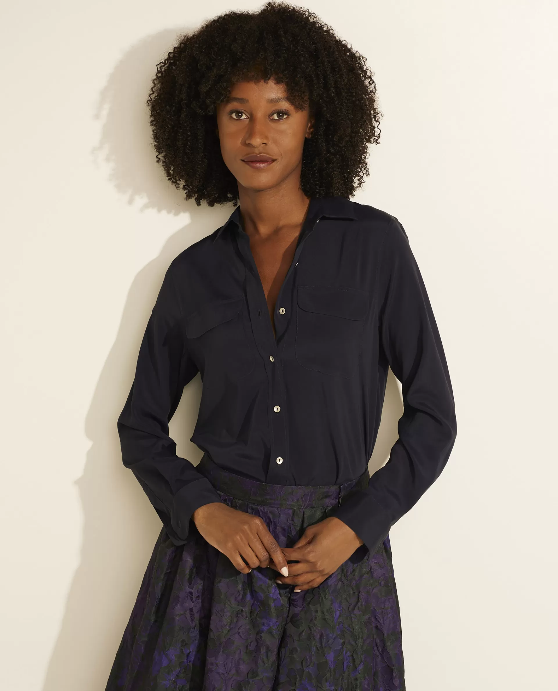 Online Zijden Blouse Vrouwen Blouses