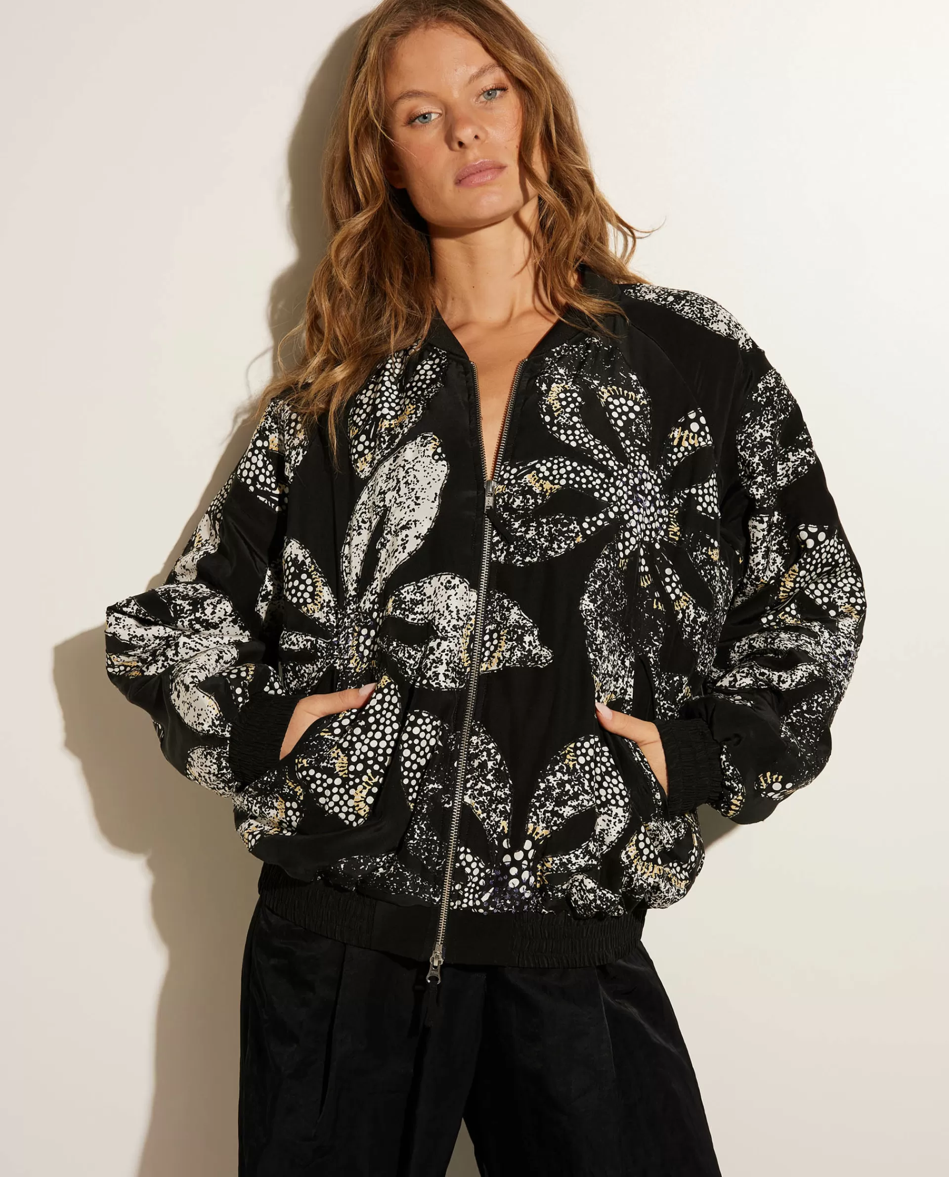 Shop Zijden Bomber Jasje Vrouwen Jasjes