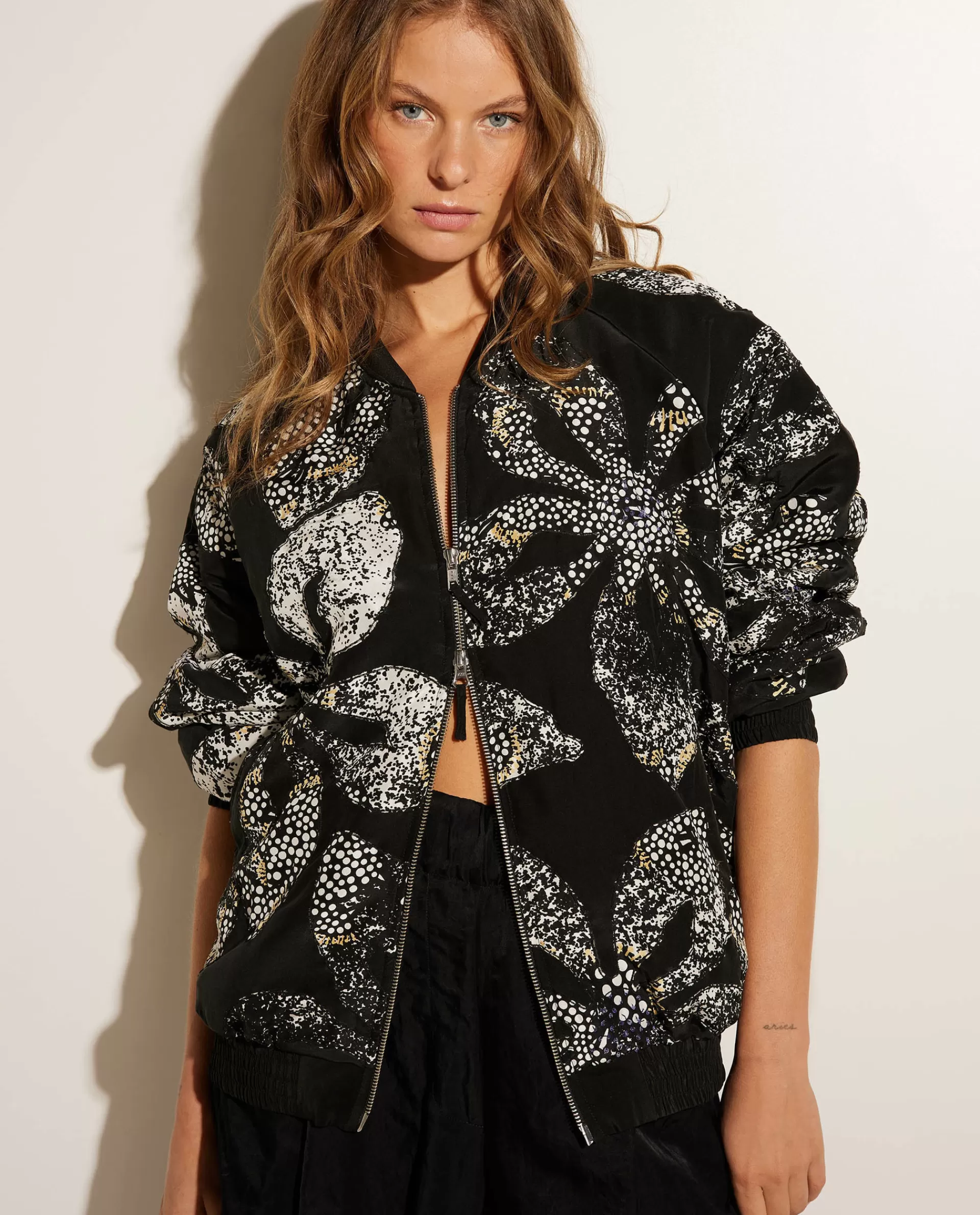 Shop Zijden Bomber Jasje Vrouwen Jasjes