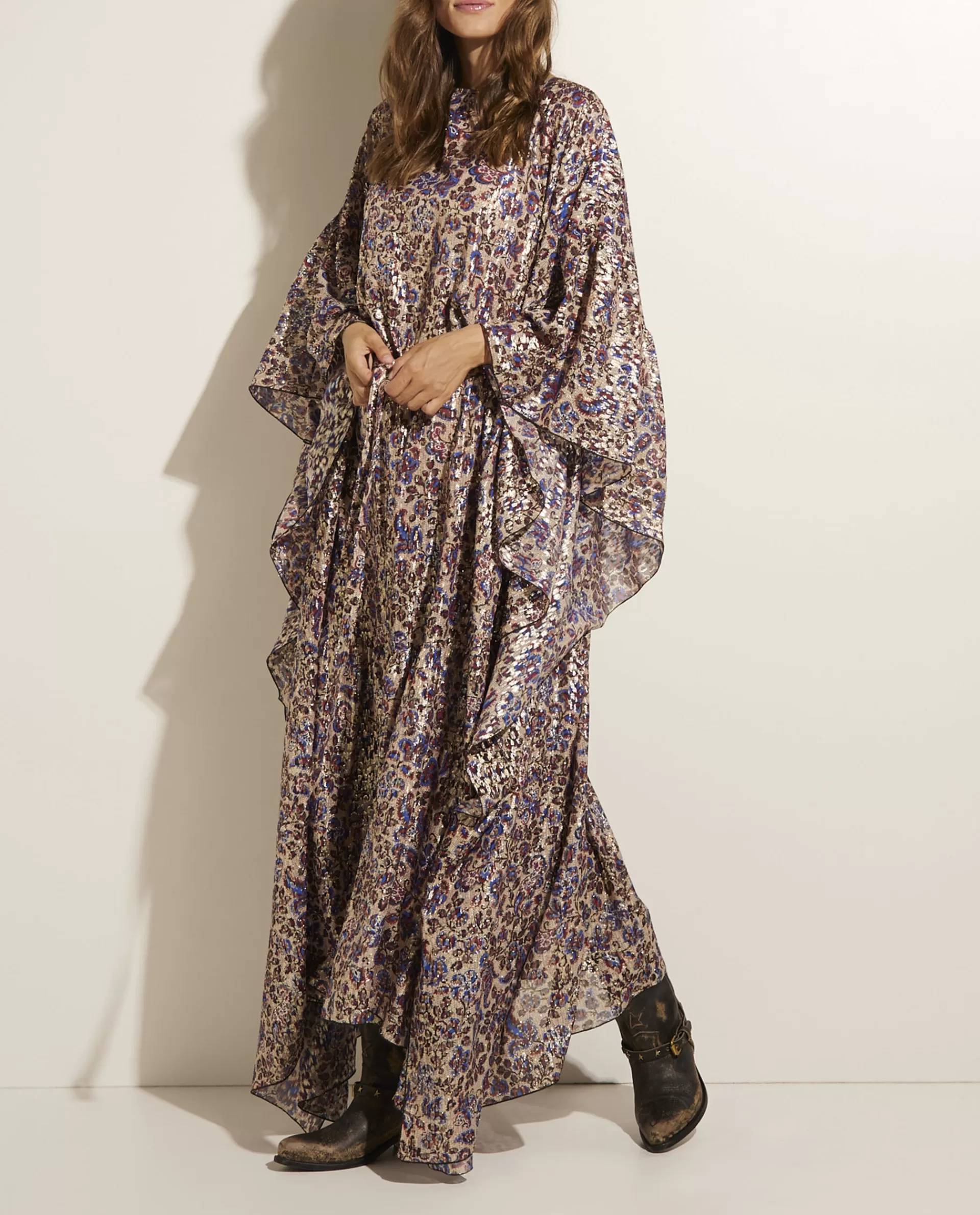 Discount Zijden Cascata Kaftan Vrouwen Jurken