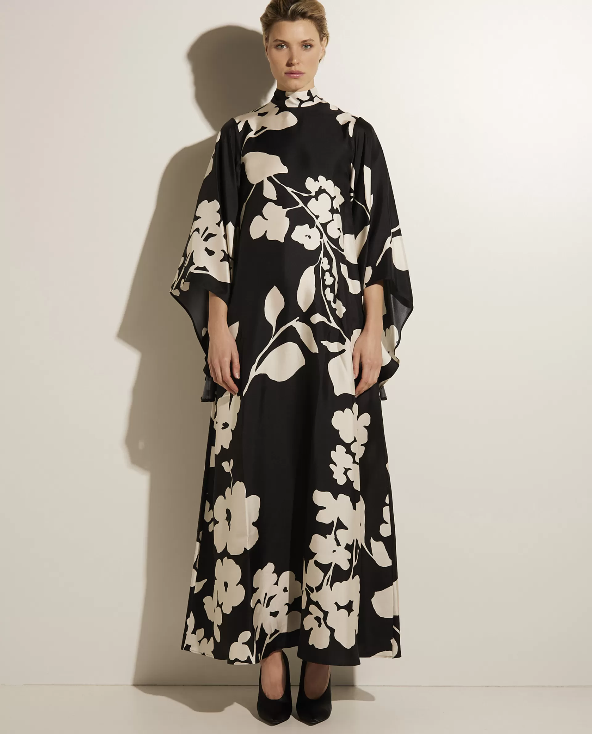 Discount Zijden Maxi Jurk Vrouwen Jurken