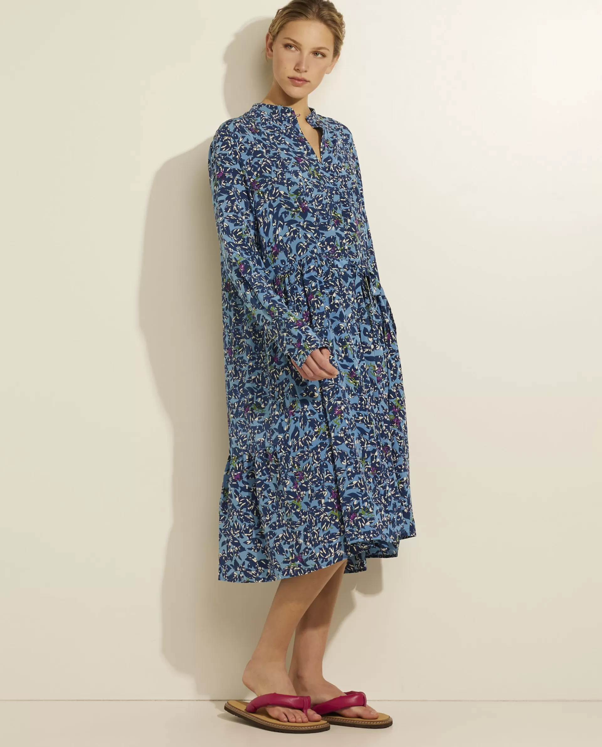 Shop Zijden Midi Jurk Vrouwen Jurken